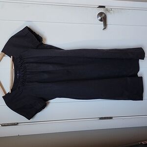 Gap Dark Grey Short Sleeve Wool Dress Size M